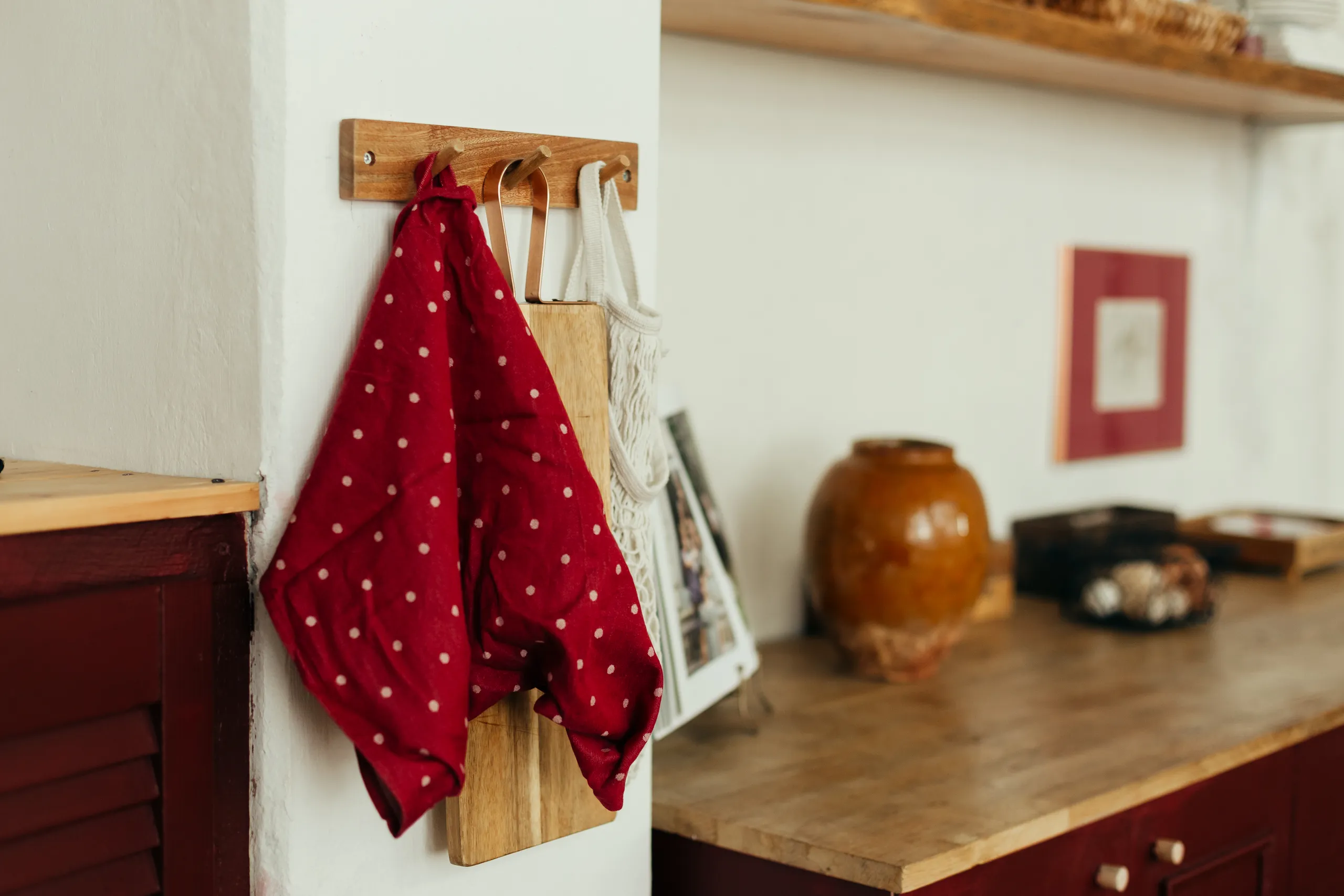 Cozy Alaska home interior with warm kitchen details