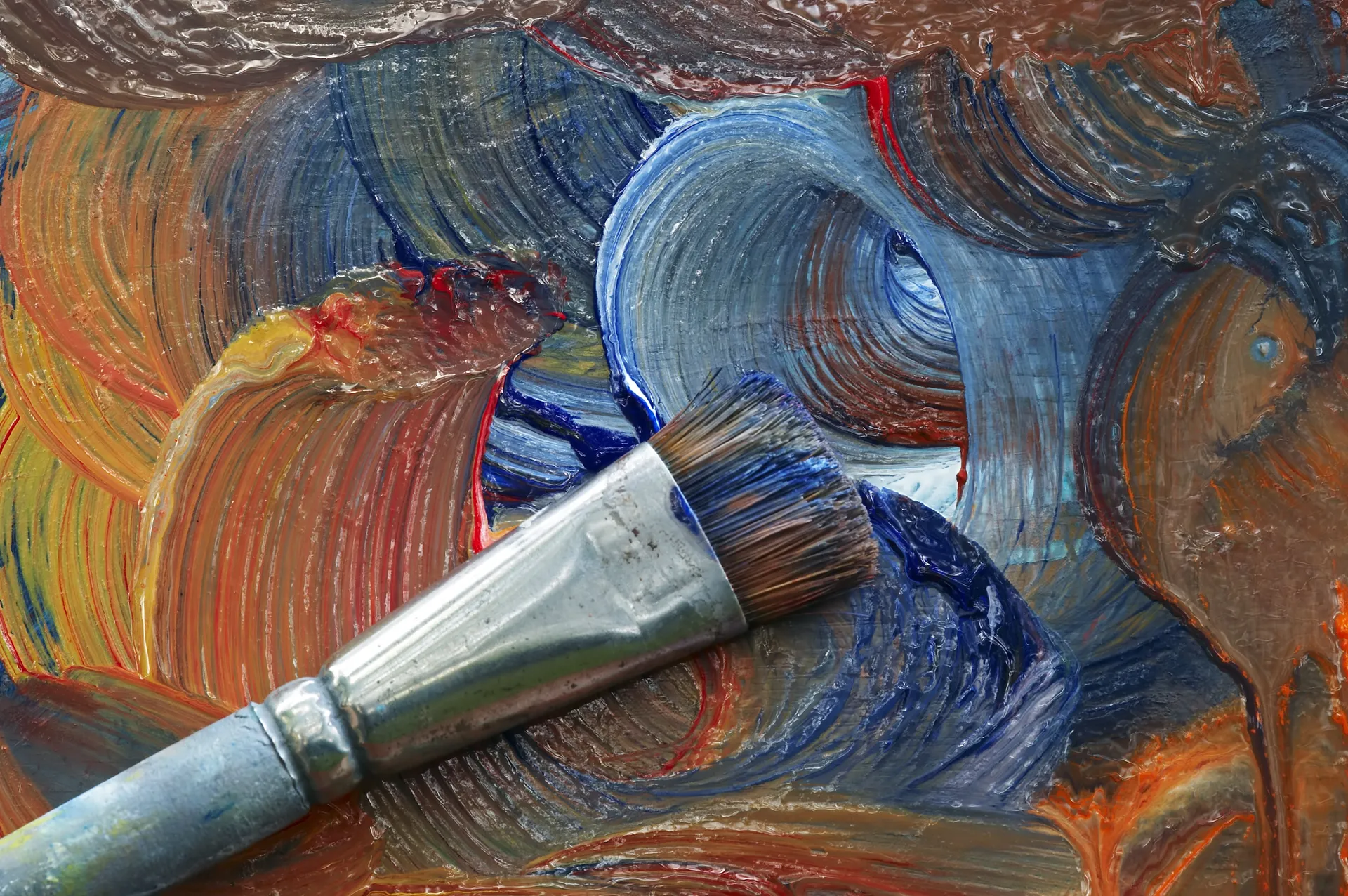Textura de pintura artística