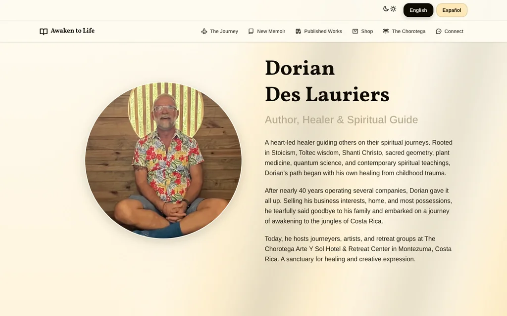 Awaken to Life - Book Launch Site